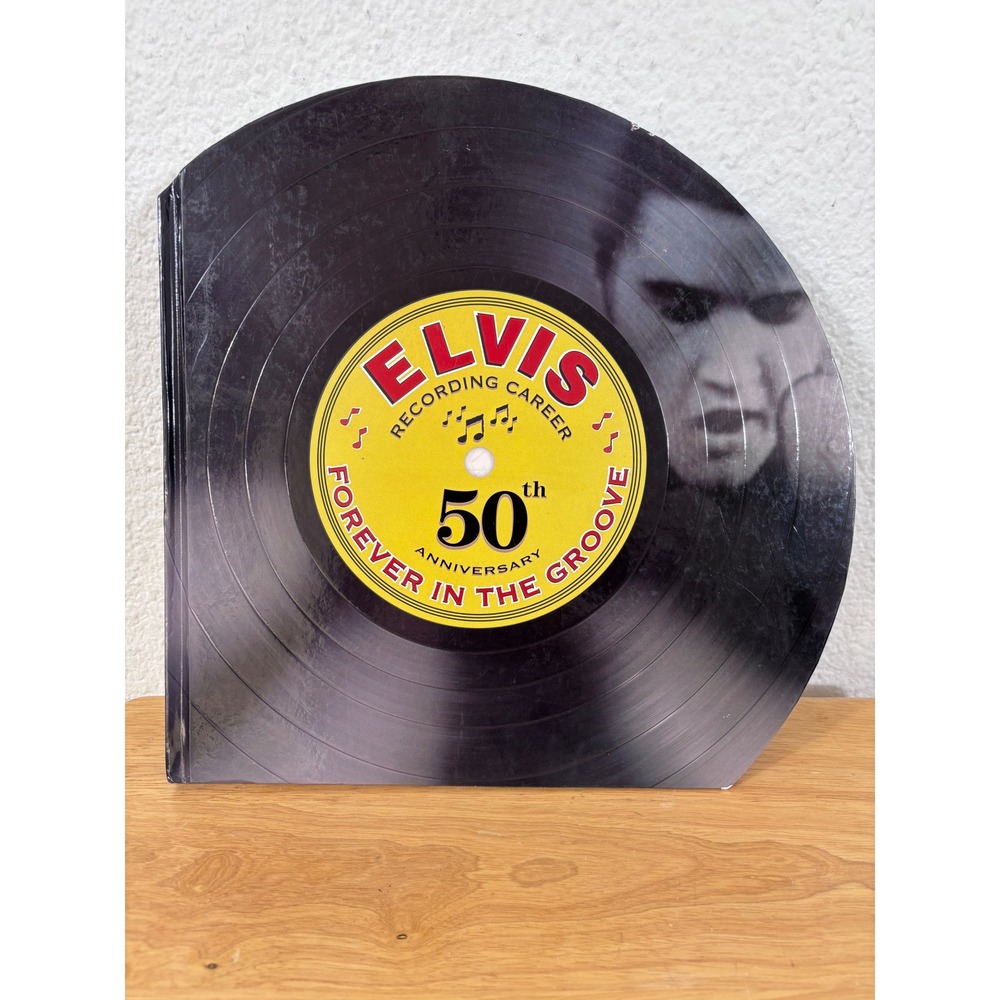 Publications International Elvis Forever in the Groove Book Black Die Cut